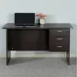0.9M 3-Drawer Study Desk - Black - 2