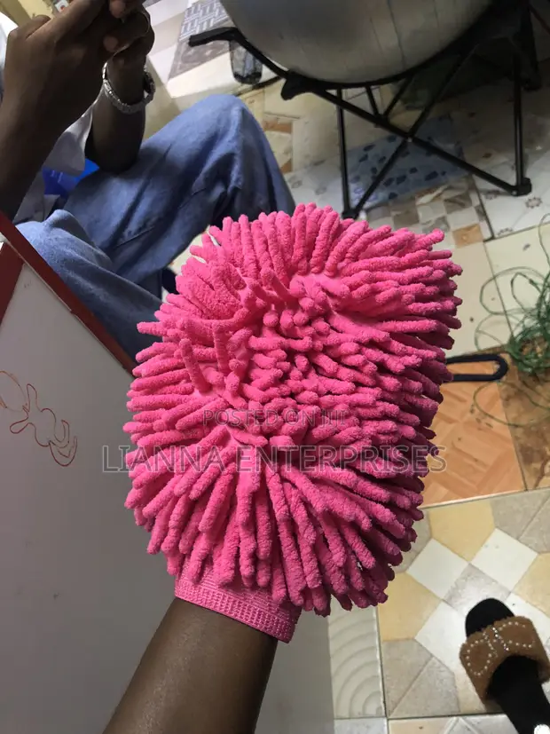 Microfiber Cleaning Glove - Pink - 1