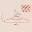 60 Velvet Hangers with Rose Gold Hook - 2