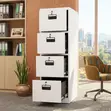 Four Drawer Lockable Office Cabinet - 5