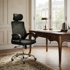 Institutes Headrest Recliner Home Office Chair - Black