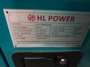 HL Power Generator 15kVA Dizeli