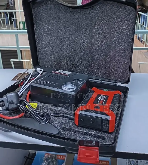 99800mAh Car Jump Starter with Tyre Inflator - 1