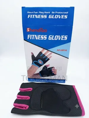 Shendiao Fitness Gloves Nusu Kidole Gym Workout (Model 6834)