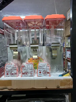 Commercial Triple-Tank Electric Juice Dispenser