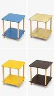 Multifunctional Wooden Bedside Table - 1