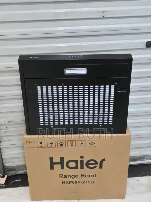 Haier 60cm Kitchen Hood HXP60P-275B - Black - 1