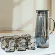 Seti ya Maji ya Borosilicate Iliyovuta: Jug 1 + Vikombe 6 - 2