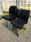 Good Quality Plastic Chairs with Metal Legs - 1