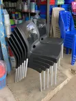 Good Quality Plastic Chairs with Metal Legs - 2