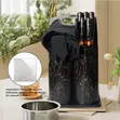 19pc Silicone Utensil & Knife Set | Black Marble - 3