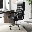 Executive Swivel Leather Padded Office Chair - 2