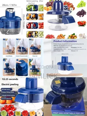 Wireless Rechargeable Fruit & Vegetable Peeler