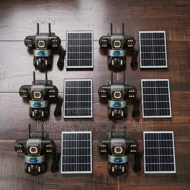 AI Tracking 20MP 4K 4G PTZ Triple Lens Solar Camera - 1
