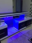 Modern TV Cabinet with LED Lights - 1