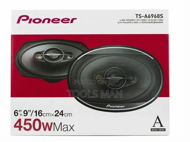 Pioneer TS-A6968S 4-Way Car Speaker 450W - 1