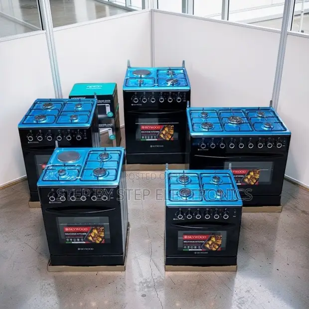 Stable Feet 3 Gas Burners + 1 Electric Free Standing Cooker - 1