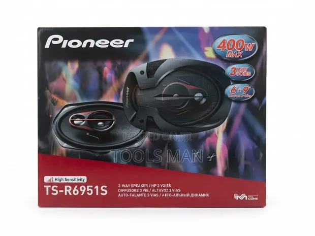 Pioneer 400W 6x9 Inch 3-Way Car Speakers TS-R6951S - 1