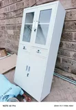 2-Door Filling Cabinet with Half Glass and Lockable Drawers - 2