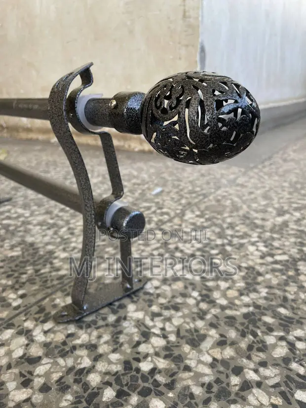 Heavy Duty Metal Curtain Rods - 1