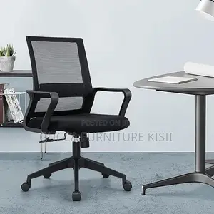 Ergonomic Captain Mesh Office Chair - Black