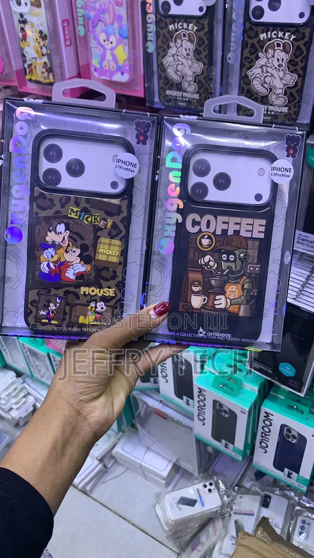 Brown Mickey Mouse Rugged Case ya iPhone 17 Pro Max - 1