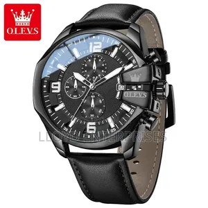 Olevs Chronograph Watch ya Wanaume 2979