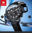 Olevs Chronograph Watch ya Wanaume 2979 - 3