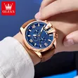 Olevs Chronograph Watch ya Wanaume 2979 - 4
