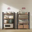 4-Tier Industrial Bookcase - 4