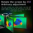 Dual 14-Inch IPS Portable Monitors Touch Screen - 1