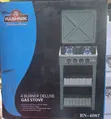 Rashnik Deluxe 4-Burner Gas Cooker na Shelves za Uhifadhi - 2