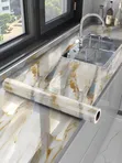 Karatasi ya Vinyl ya Marble 45cm x 5m Yenye Gundi - 5