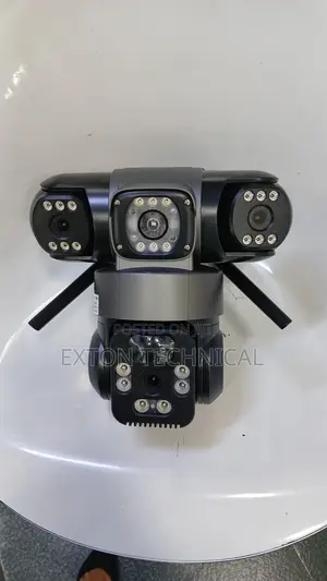 Triple Lens 4G Solar PTZ CCTV Camera with SIM Slot