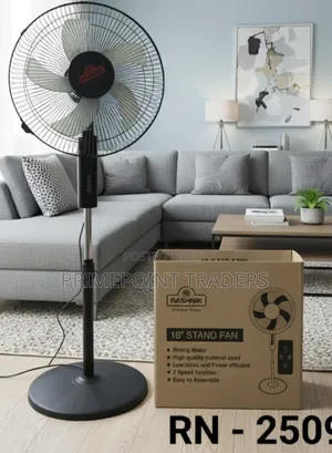 Rashnik Standing Fan yenye Remote