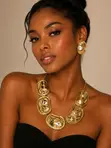 Minimalist Statement Jewelry Sets - Gold - 4