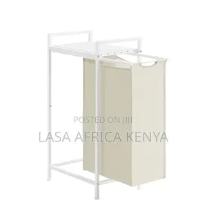47L Laundry Hamper with Steel Frame