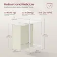 47L Laundry Hamper with Steel Frame - 2