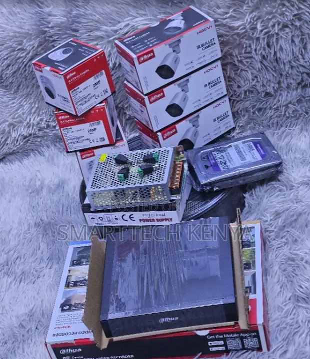 Dahua 4 Channel CCTV Kit with 4 Cameras - 1