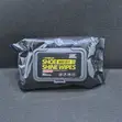 80 PC Shoe Shine Wet Wipes Stain Remover Brush Polish Portable Sneaker - 4