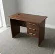 1.0m Office Home Study Desk with Drawers - 1