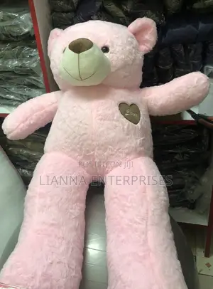 Jumbo 100cm Pink Teddy Bear
