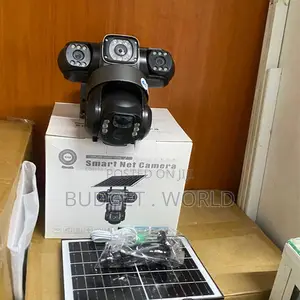 24/7 Solar 360° Dome Camera with Triple Lens & 4G