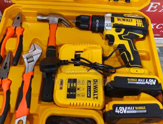 DeWALT 48V Cordless Drill Tool Set - 1