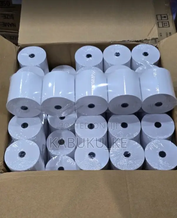 Karatasi ya Thermal Roll 79x80x13mm - POS & Printer ya Risiti - 1