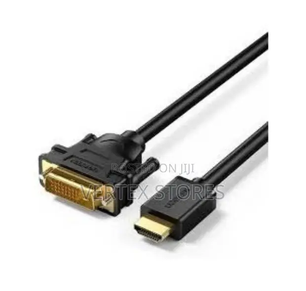 UGREEN HD106 HDMI to DVI 2K Cable 2m - Black - 1