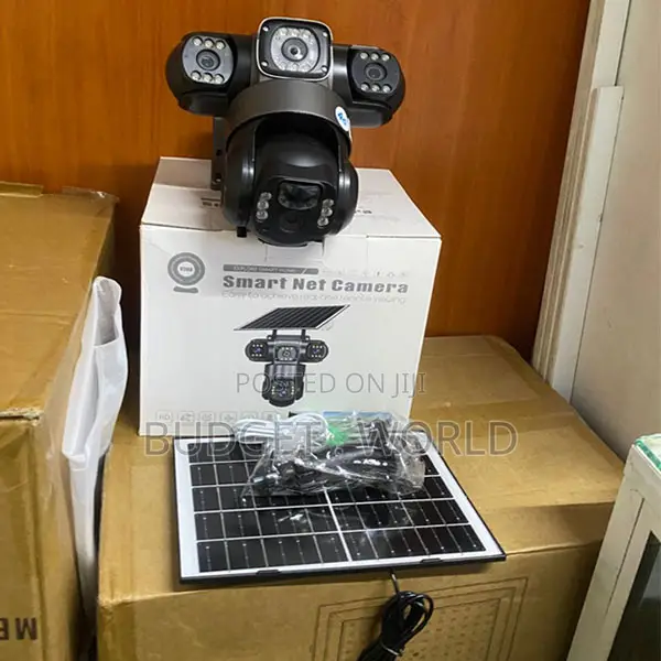 4G Solar PTZ Surveillance Camera with Triple Lens - 1