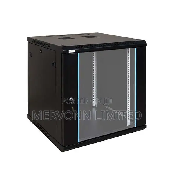 12U 19-Inch Wall-Mount Data Cabinet - 1