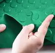 Green Rubber Coin Carpets - 2