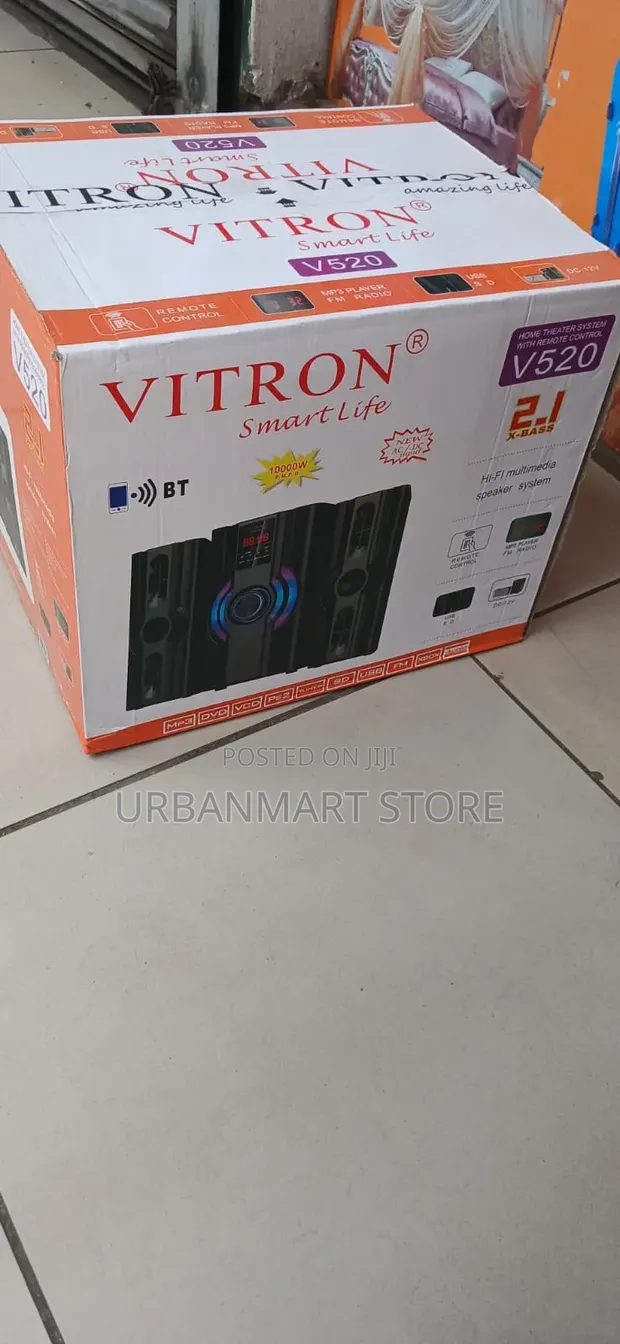 Vitron V520 2.1CH Multimedia Speaker with LED Display - 1